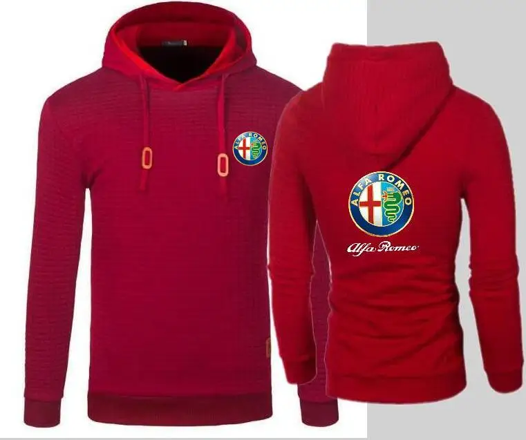 Новая индивидуальная толстовка с капюшоном Alpha alfa romeo тонкая мотоциклетная