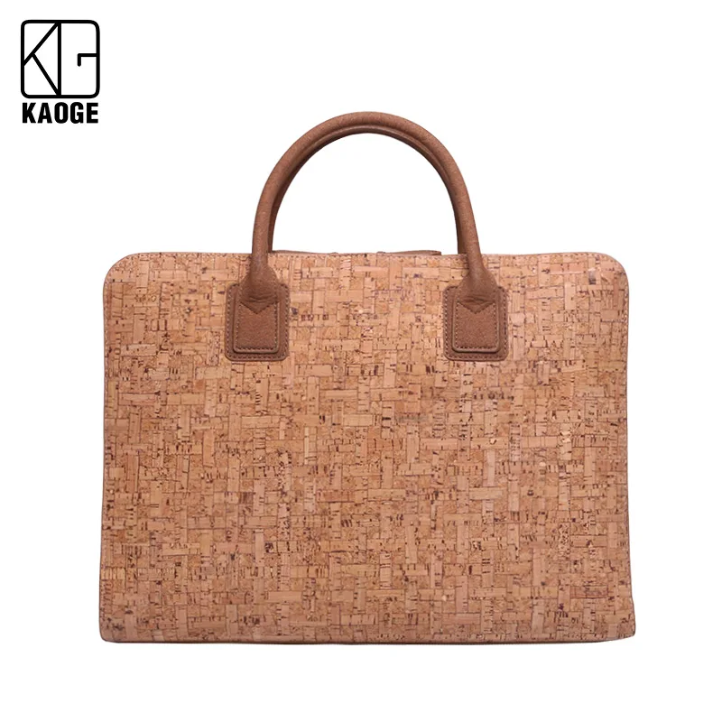 Сумка для ноутбука из натуральной пробки водонепроницаемая сумка Защитная офиса