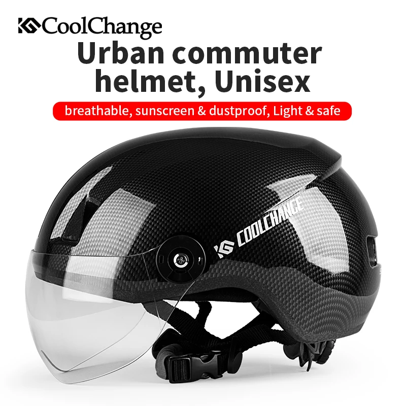 

CoolChange Cycling Helmet with Goggles EPS Ultralight Integrally-molded Bicycle Helmet MTB Road Bike Helmet Men Casco Ciclismo