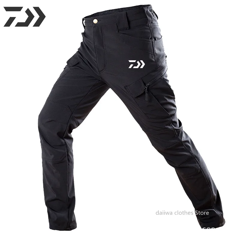 2022 New Daiwa Fishing Pants Waterproof Quick Dry Clothing Outdoor Multi-Pocket Supreme Trousers Men's Wear | Спорт и