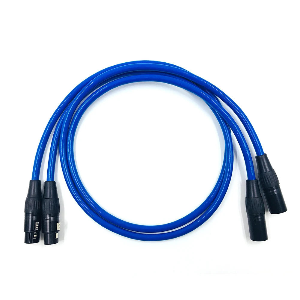 Colleimage HIFI XLR посеребренный соединительный кабель Hi-end папа-мама аудио с разъемом |