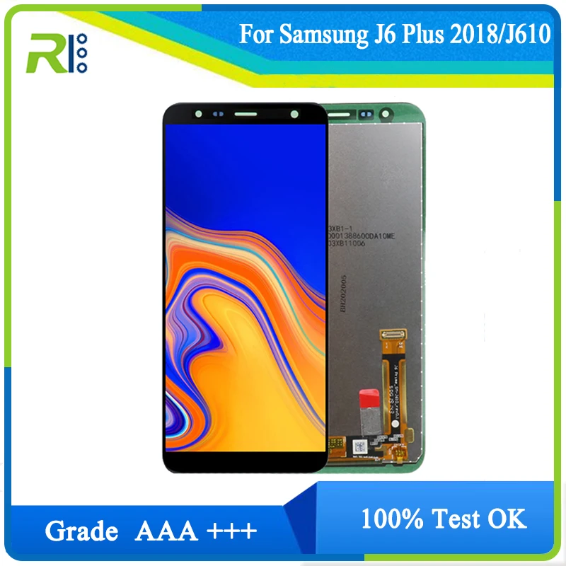 

Оригинальный ЖК-дисплей 6,0 дюйма для Samsung Galaxy J6 Plus 2018 J610 J6 Prime J4 + 2018 J4 Plus J415 J415F j410, ЖК-дисплей с сенсорным экраном
