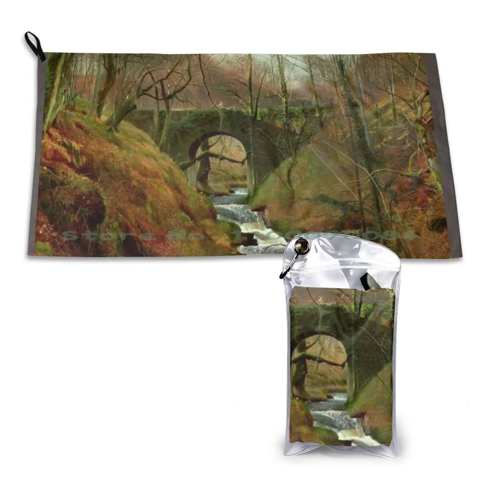 Based Paint Quick Dry Towel Gym Sports Bath Portable William Morris Hd Dove And Rose