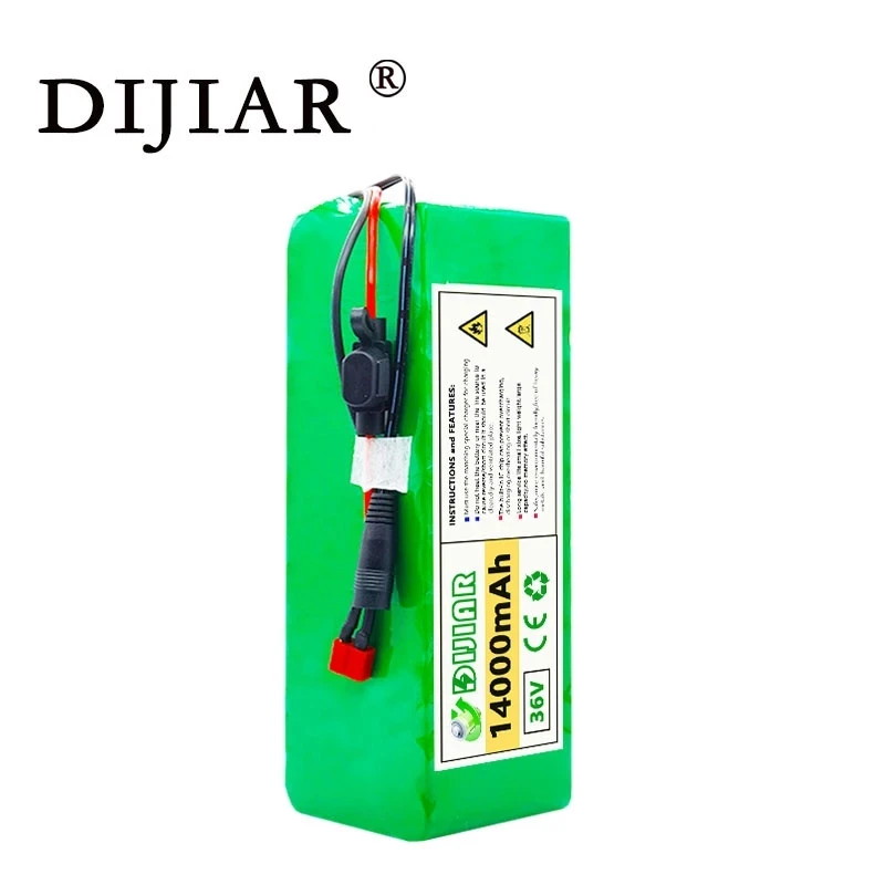 Аккумуляторная батарея DiJiar для электромобиля 36 В 14 А · ч 10S4P 18650 500 Вт мощный
