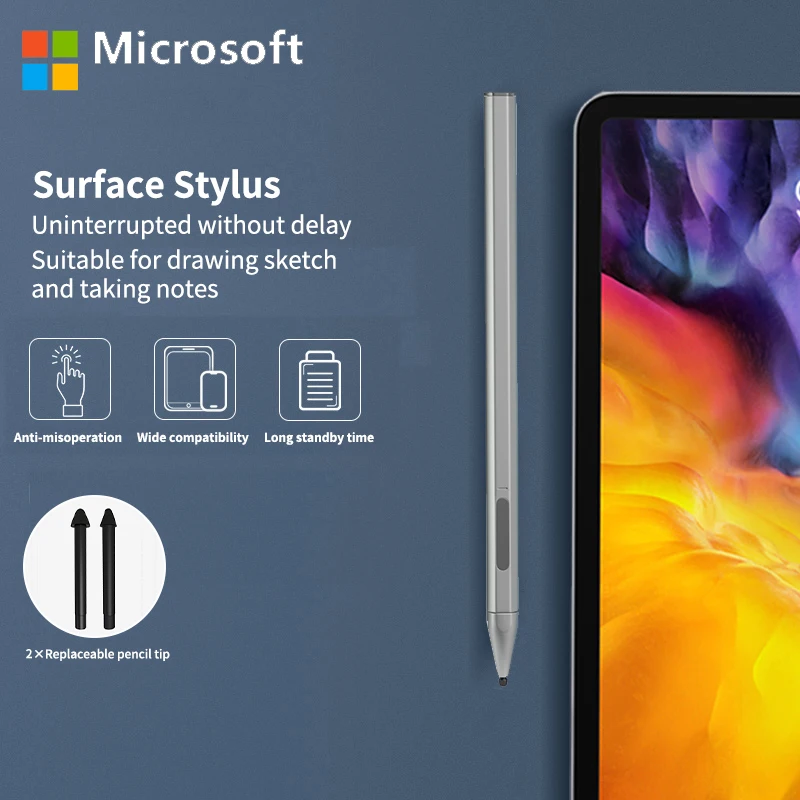 

Стилус для планшета Surface Pro7 Pro6 Pro5 Pro4 Pro3 Active Stylus Pen для Microsoft Surface Go Book Latpop 1/2 Studio Touch Screen Pen