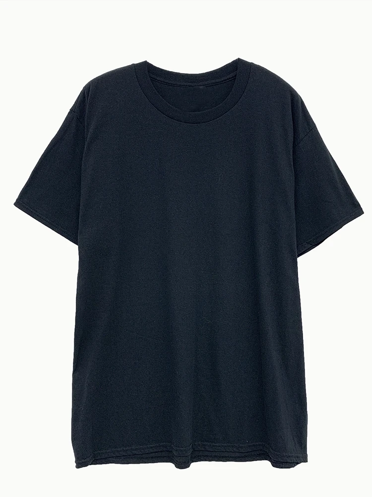 

Base coat spring 2021 new Korean versatile short sleeve white T-shirt women's Summer Black loose top