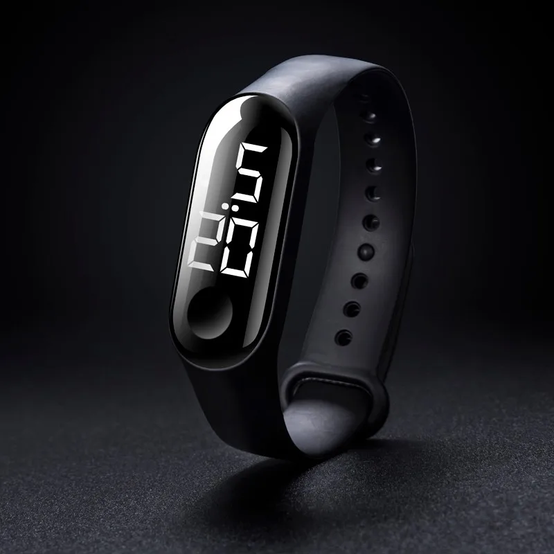 

Classic LED Electronic Sports Luminous Sensor Watches Fashion Men and Women Watches Top Fashion Waterproof Silicone Wristwatch