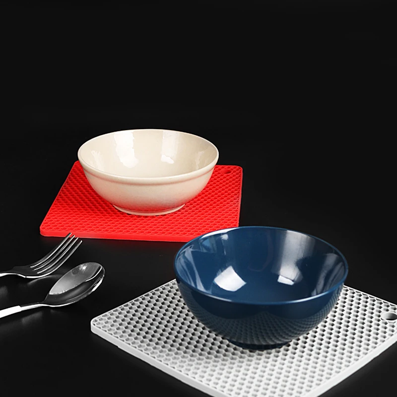 

Silicone Placemat Bowl Mat Universal Magic Silicone Pot Holders Trivets Spoon Rests Place Mats for Dining Table Plate Coasters
