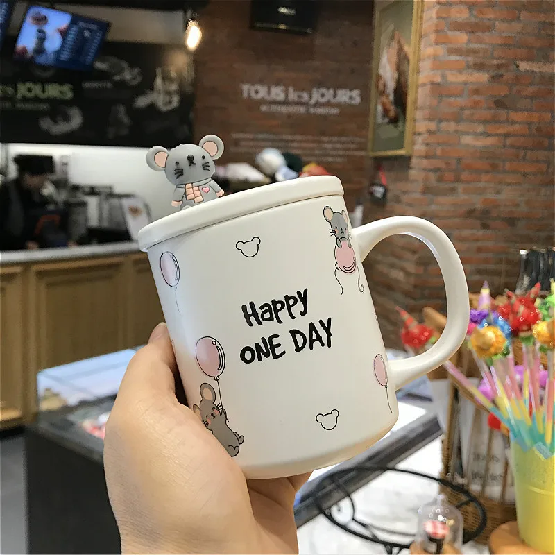 

Кружка Керамическая с принтом «happy one day», 0409-13