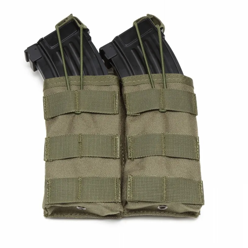 

Tactical Molle Double Magazine Pouch Airsoft Paintball Military Army Mag Holster Hunting Bag M4 M16 AK Rifle Pistol Mag Pouches