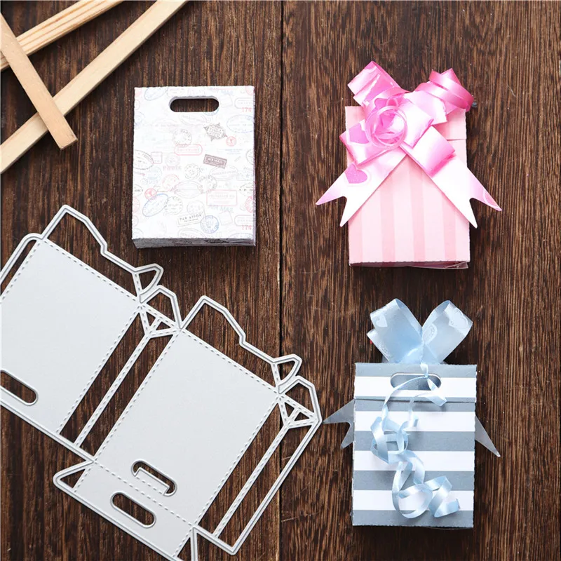 Металлические Вырубные штампы Naifumodo Box сделай сам новинка скрапбукинг карточка