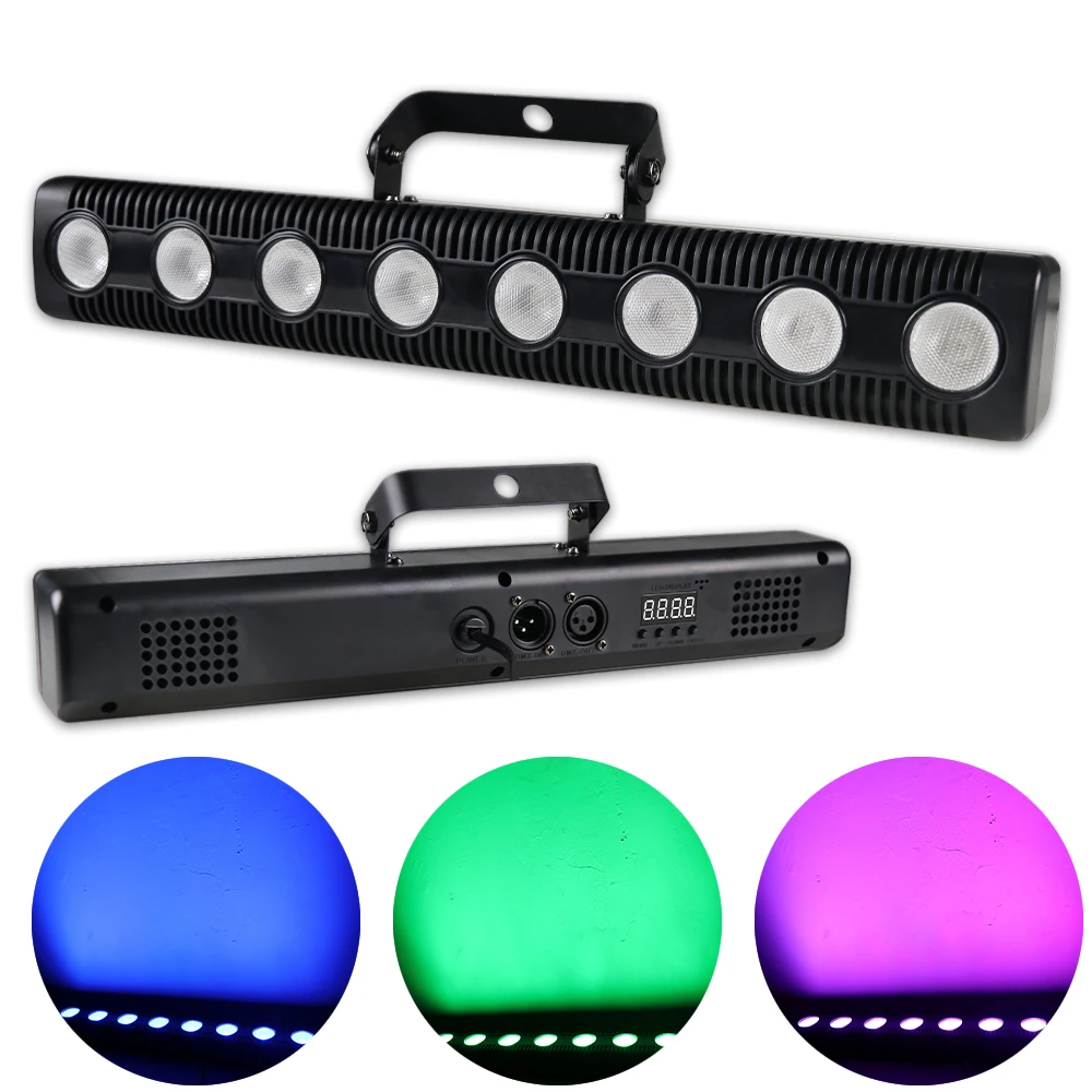 Сценический светодиодный светильник DMX 8x4 Вт RGBW 4 в 1 настенный стробоскоп для