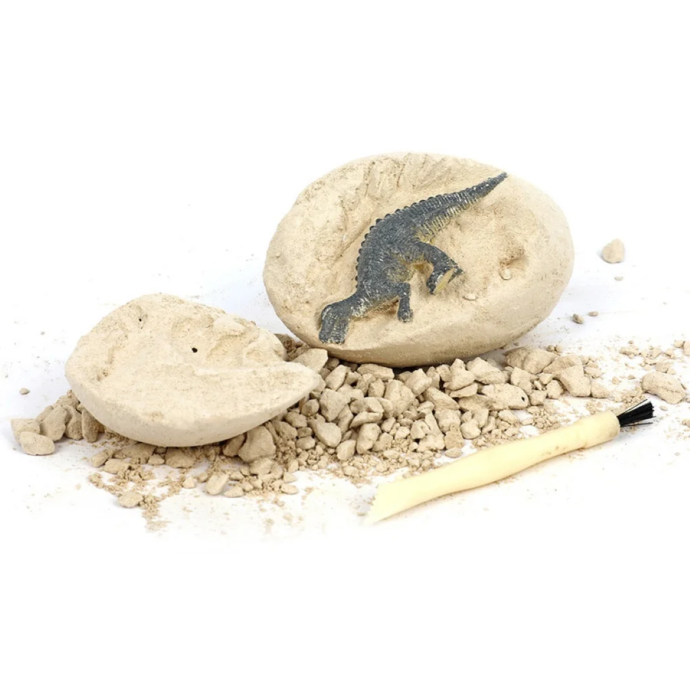 12Pcs Kids Dinosaur Egg Dig Excavation Kit Archaeology Educational Puzzle Toy | Игрушки и хобби