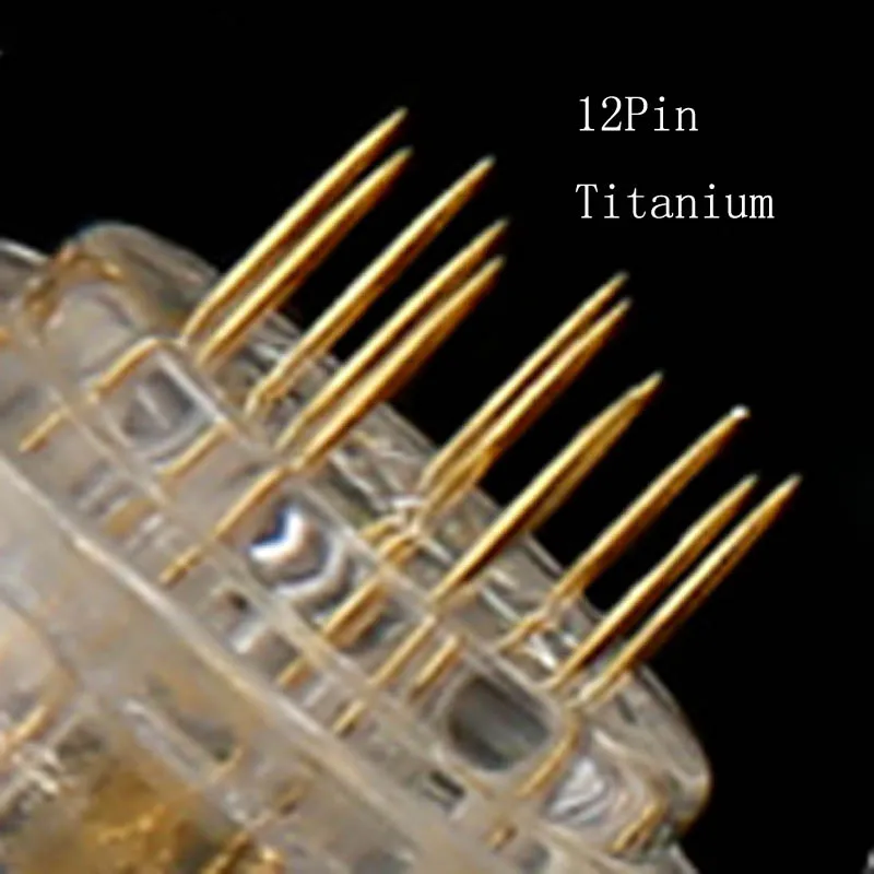 

9 12 36 Pin Titanium Nano Bayonet Port Derma Pen Needle Cartridge Needle Tips for Electric Auto Microneedle Derma Pen Tips 2pcs