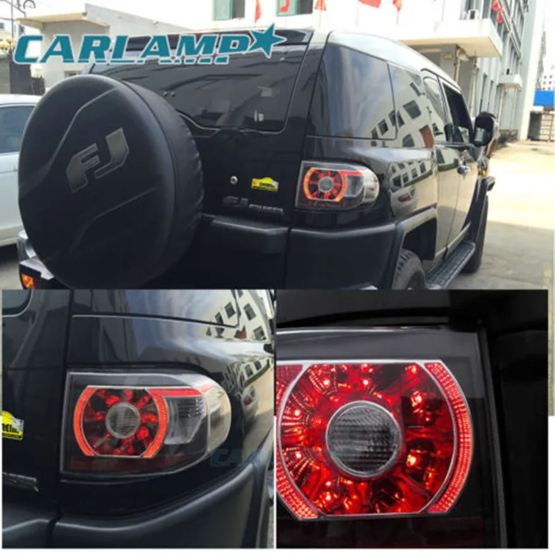 Модифицированная Дымчатая задняя лампа для Toyota FJ Cruiser 2007 2014 светодиодный задний