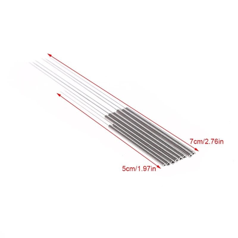 1 Set Unique Stainless Steel Nozzle Cleaning Needle 0.2/0.25/0.3/ 0.35mm For 3D Printer | Parts & Accessories