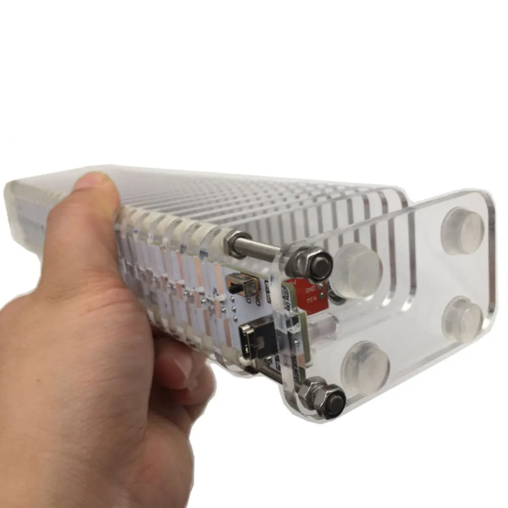 Kopen Audio Spectrum Analyzer Fantasy Crystal Cube Led Muziek Kolom Vu Akoestische Controle Toren Voor Audio Systeem Vacuüm Buizenversterker