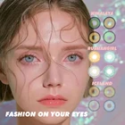 Контактные линзы русские, исландские, цветные, 4 цвета