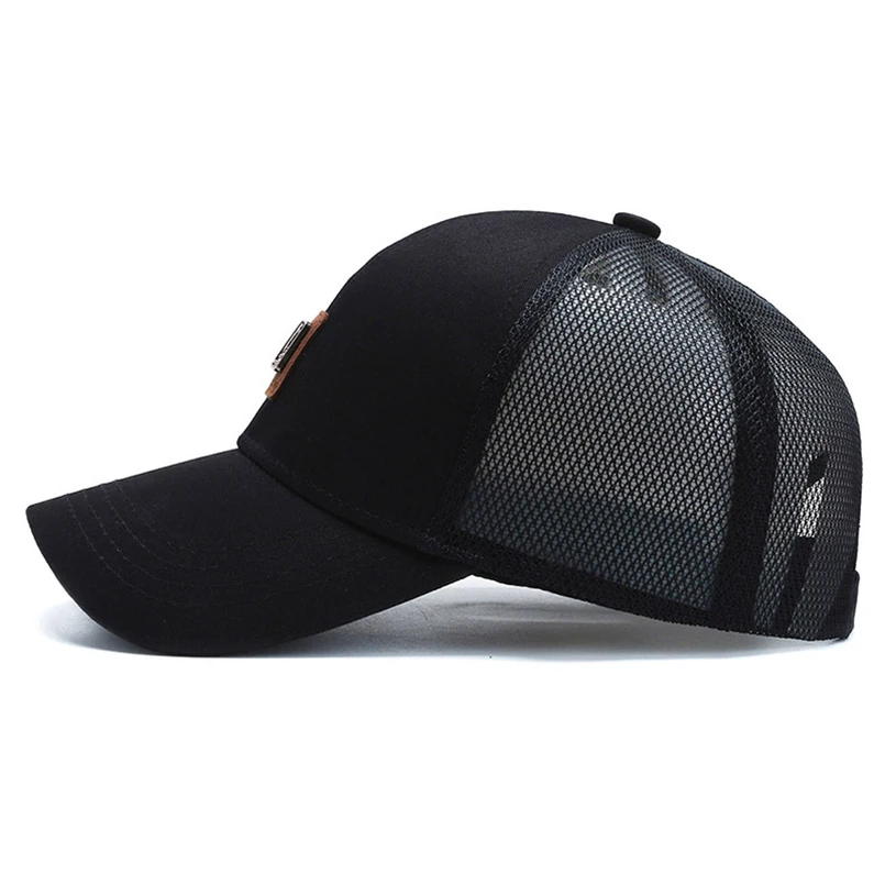 Новинка мужская летняя кепка для папы бейсболка сетчатая Кепка гольфа от солнца