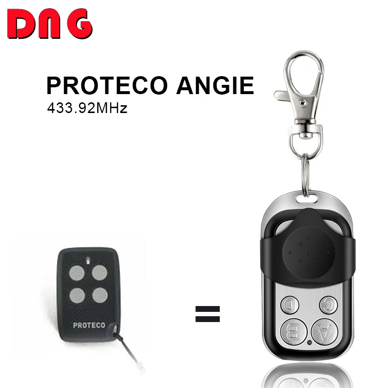 

Garage Remote Control PROTECO ANGIE 433.92 433MHz Gate Opener 4CH Slide Cover Black Transmitter Duplicator On Sale