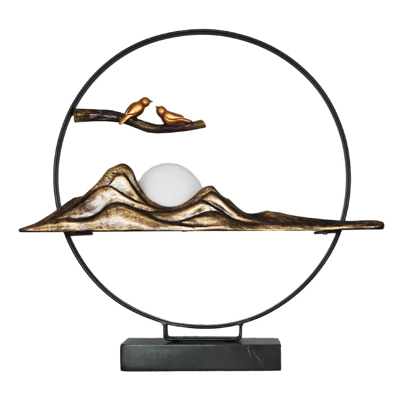 

New Chinese Zen Porch Decoration Living Room Office Home Soft Decoration Crafts Housewarming New Home Opening Gift