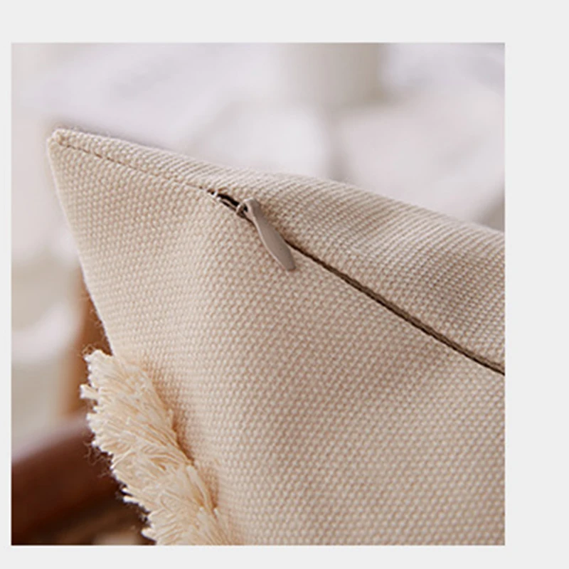 

Moroccan Style Sofa Pillow Square Pillow Cushion Cover Sets Of Bed Three-Dimensional Tufted Towel Embroidery On Pillowcases