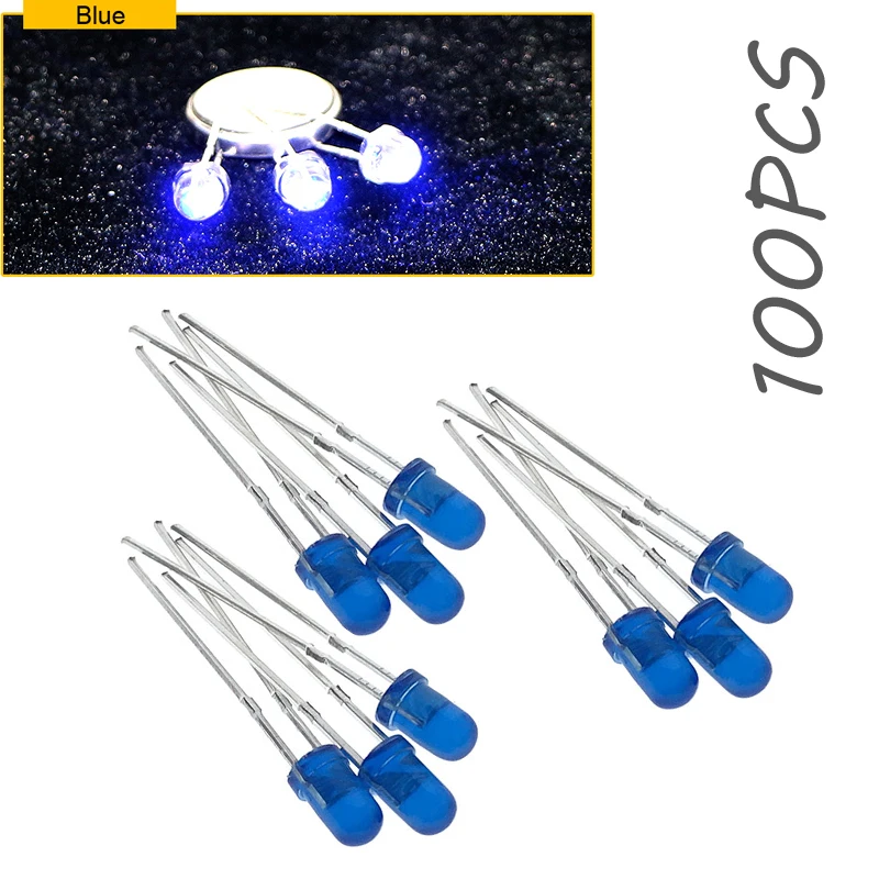 100 шт. светодиодный диоды для подавления переходных скачков напряжения urtal яркий