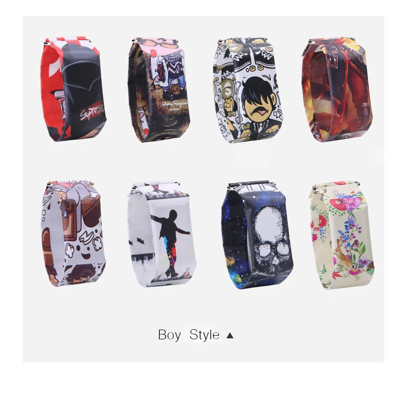 Для любителей спорта цифровые часы унисекс креативные парные бумажные