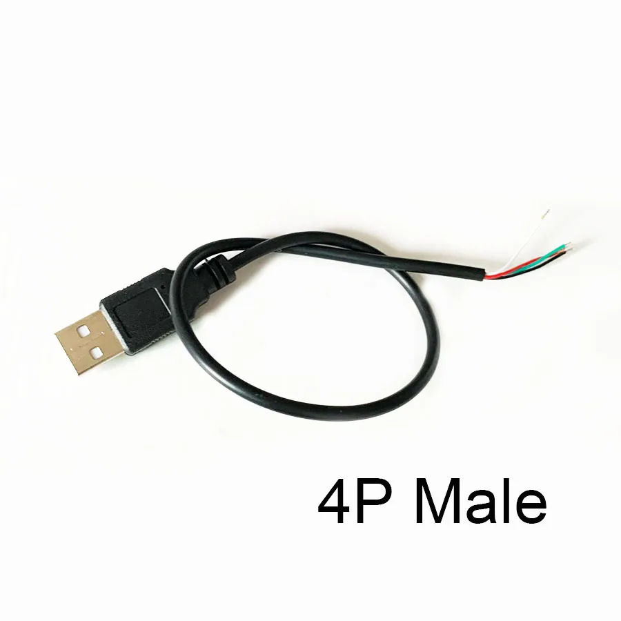 1 шт. 30 см кабель питания 2 штырька USB 0 A Разъем 4 зарядный шнур Удлинитель DIY 5 в