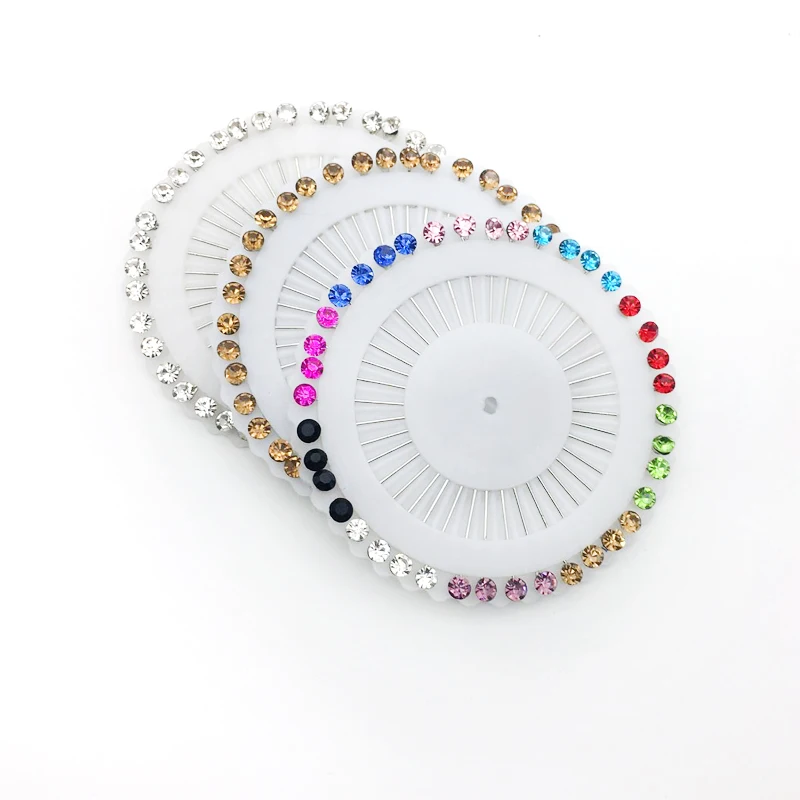 2020 маленький хиджаб булавки опт для выведения токсинов 40 шт Стразы мусульманский