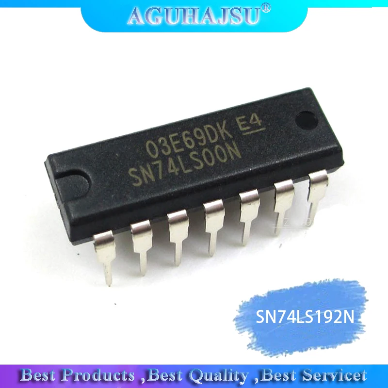 10 шт./лот SN74LS192N 74LS192 DIP16 синхронизация двух часов Плюс/минус десятичный счетчик
