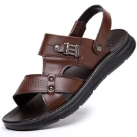 men shoes summer sandals men flip flops high quality beach sandals anti slip zapatos hombre male casual leather shoes