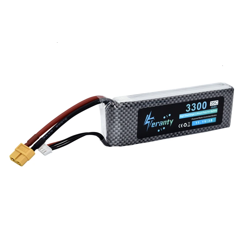 Teranty Power 11 1 В 3300 мАч 35C Lipo Batterry для RC Drone Boat Quodcopter запасные части 3s 2800 батареи T/XT60
