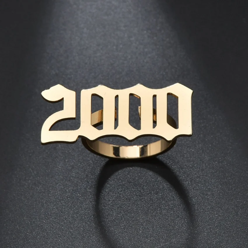Cxwind персонализированное арабское кольцо с цифрами для женщин ювелирное изделие