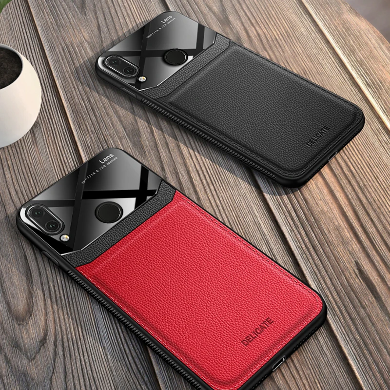 I coque, чехол, чехол, для HuaWei Nova 3 4 Nova3 Nova4 4e кожаный зеркальный Силиконовый противоударный телефон роскошные оригинальные милые чехлы