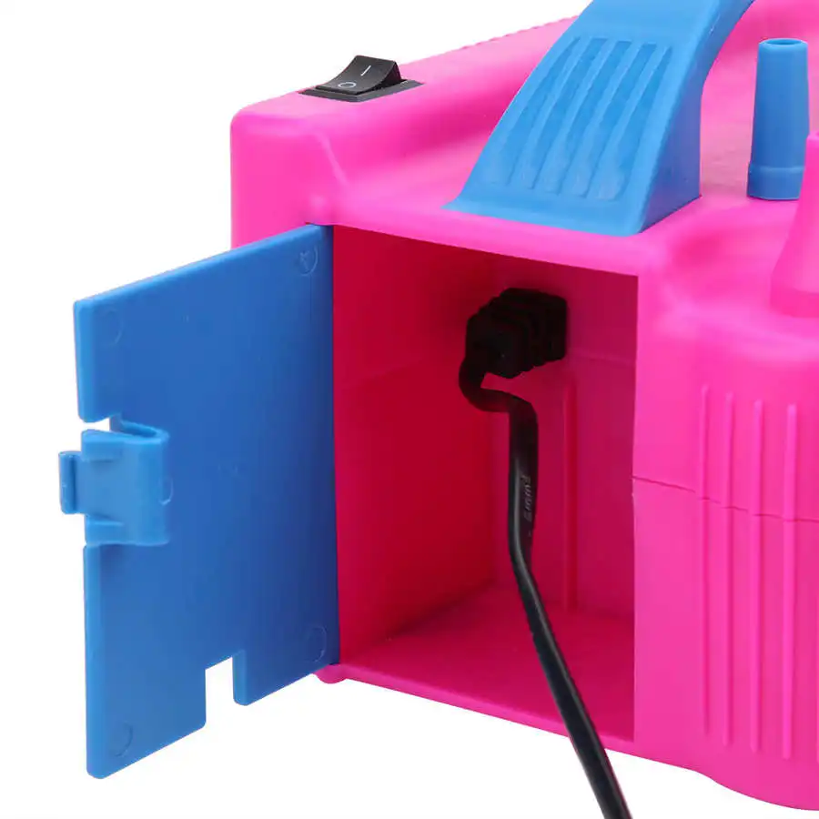 Электрический воздушный шар насос воздуходувка 2 сопла небольшой портативный