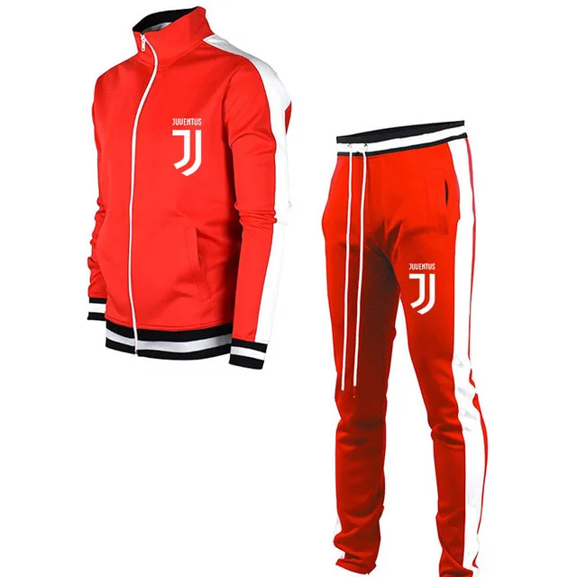 

2020 Brand Rugby League Men's Sportswear Harajuku Streetwear Zipper Decoration Gym Sportswear Top + Pants 2-Piece Set