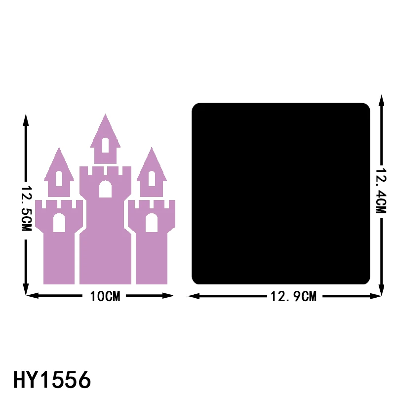 

Castle Cutting Dies HY1556 Wooden Dies Suitable for Common Die Cutting Machines on the Market
