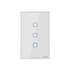 Умный настенный выключатель SONOFF T2US3C-TX с Wi-Fi, 433 МГц, Радиочастотное дистанционное управление, приложениетаймер сенсорного управления, стандарт США, с Alexa