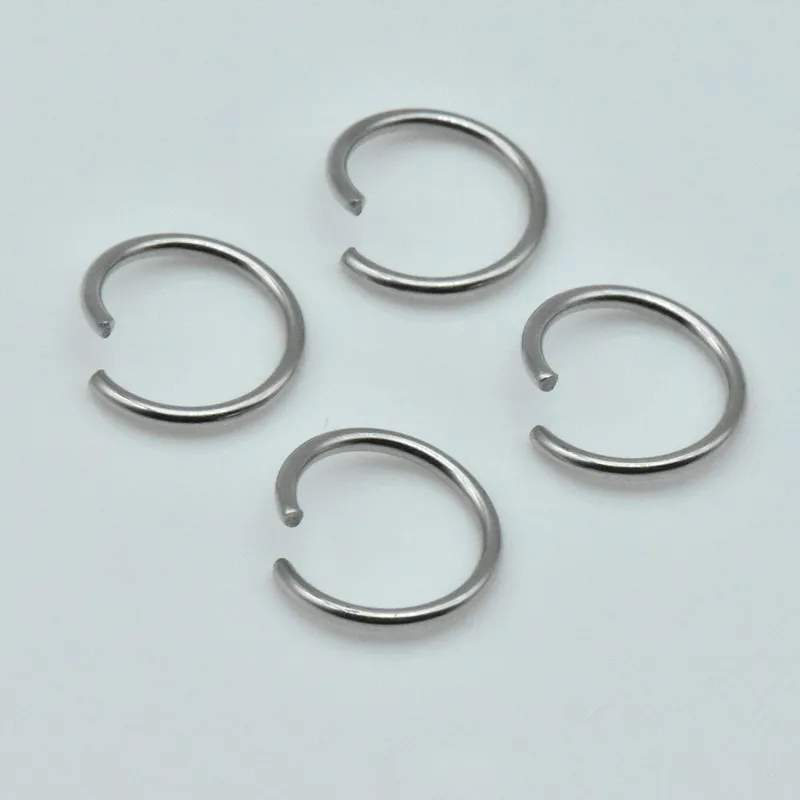 

100Pcs The Latest Stainless Steel Connection Closed Circle O Circle Flat Circle of DIY Accessories