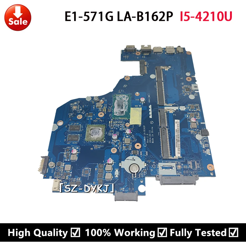 

Материнская плата для ноутбука Acer E1-571G E5-531 E5-571G CPU Z5WAH