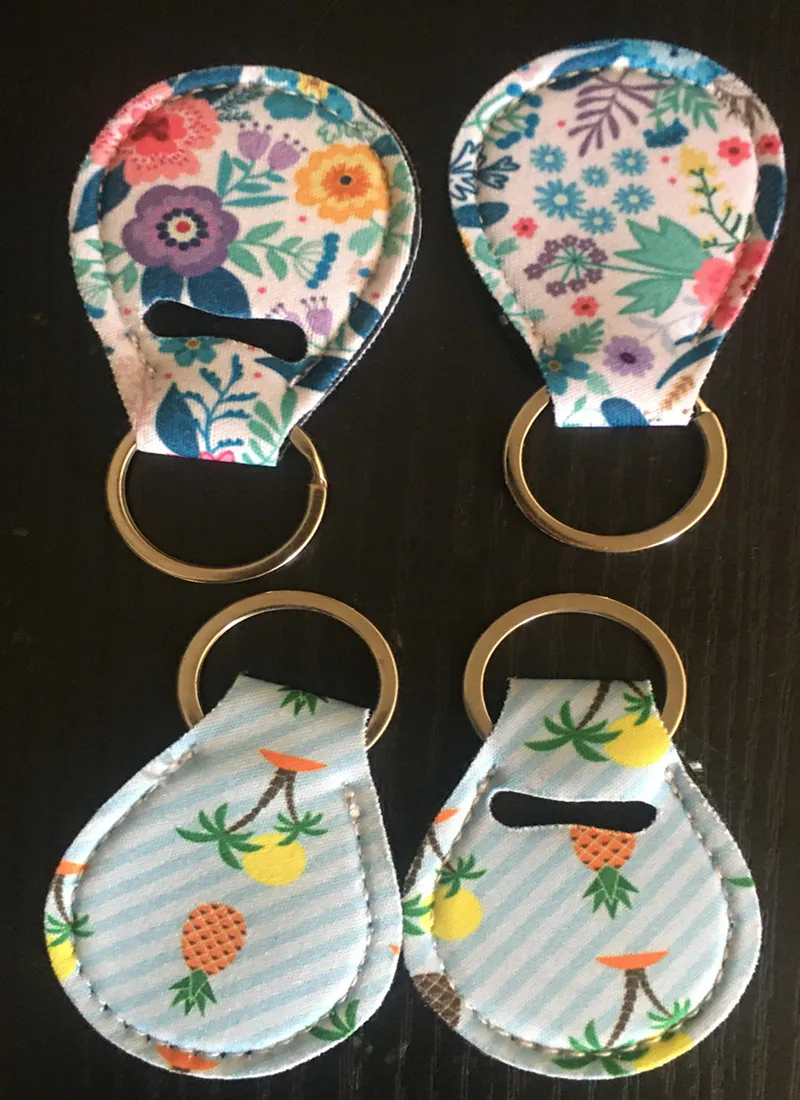 2 шт. держатель для монет из неопрена брелок с рисунком единорога в виде ладони