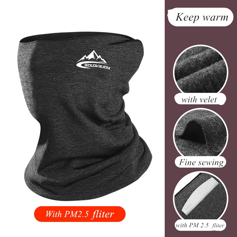 

Winter Neck Warmer Cycling Scarf Outdoor Running Sports Headwear Face Scarf Bicycle Bandana Men Simple Fashion Bike Headbands