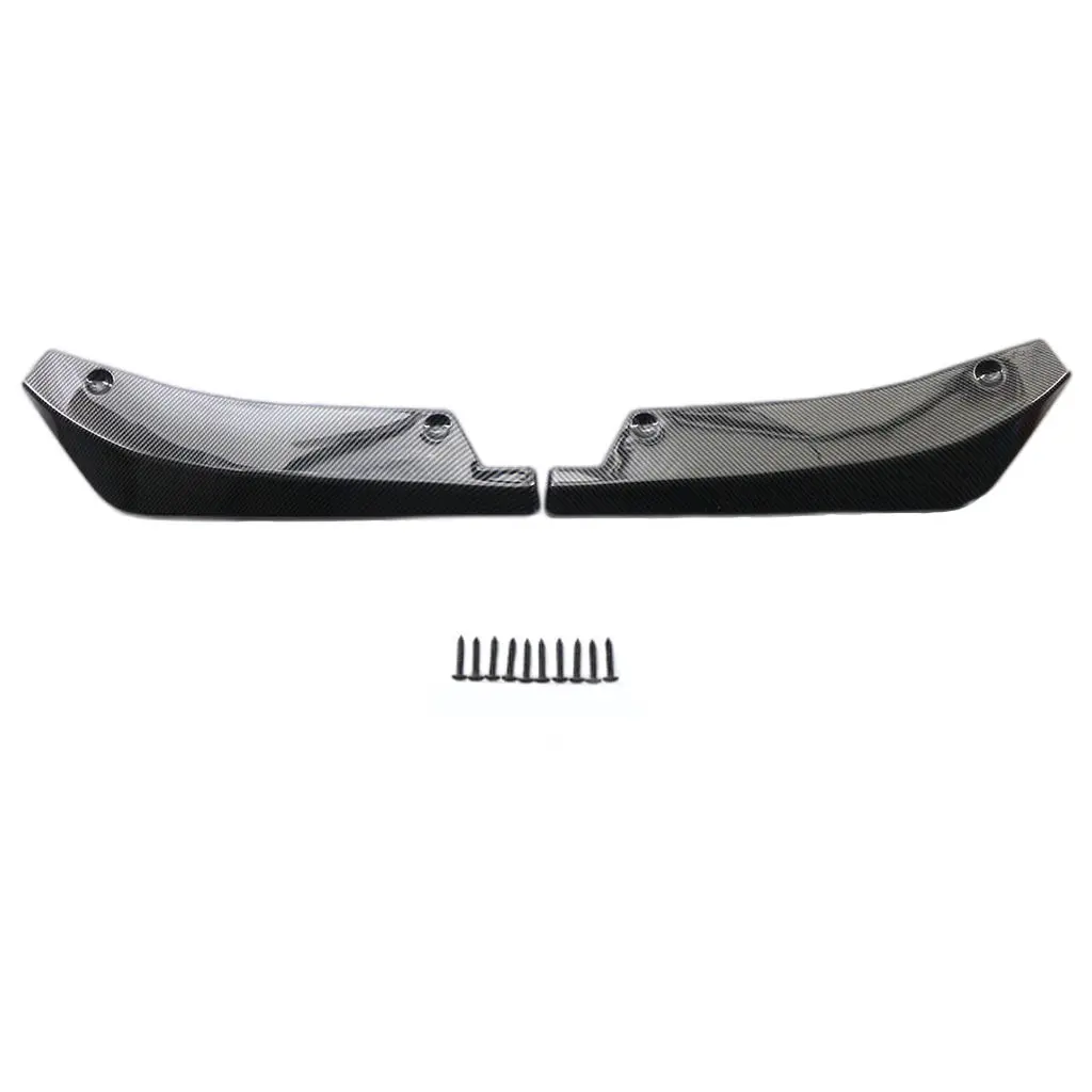 

1 Pair Rear Bumper Spoiler Wing Plastic Universal Car Side Fender Skirt Lip Splitter Spare Parts Trim Cover Auto Acceory