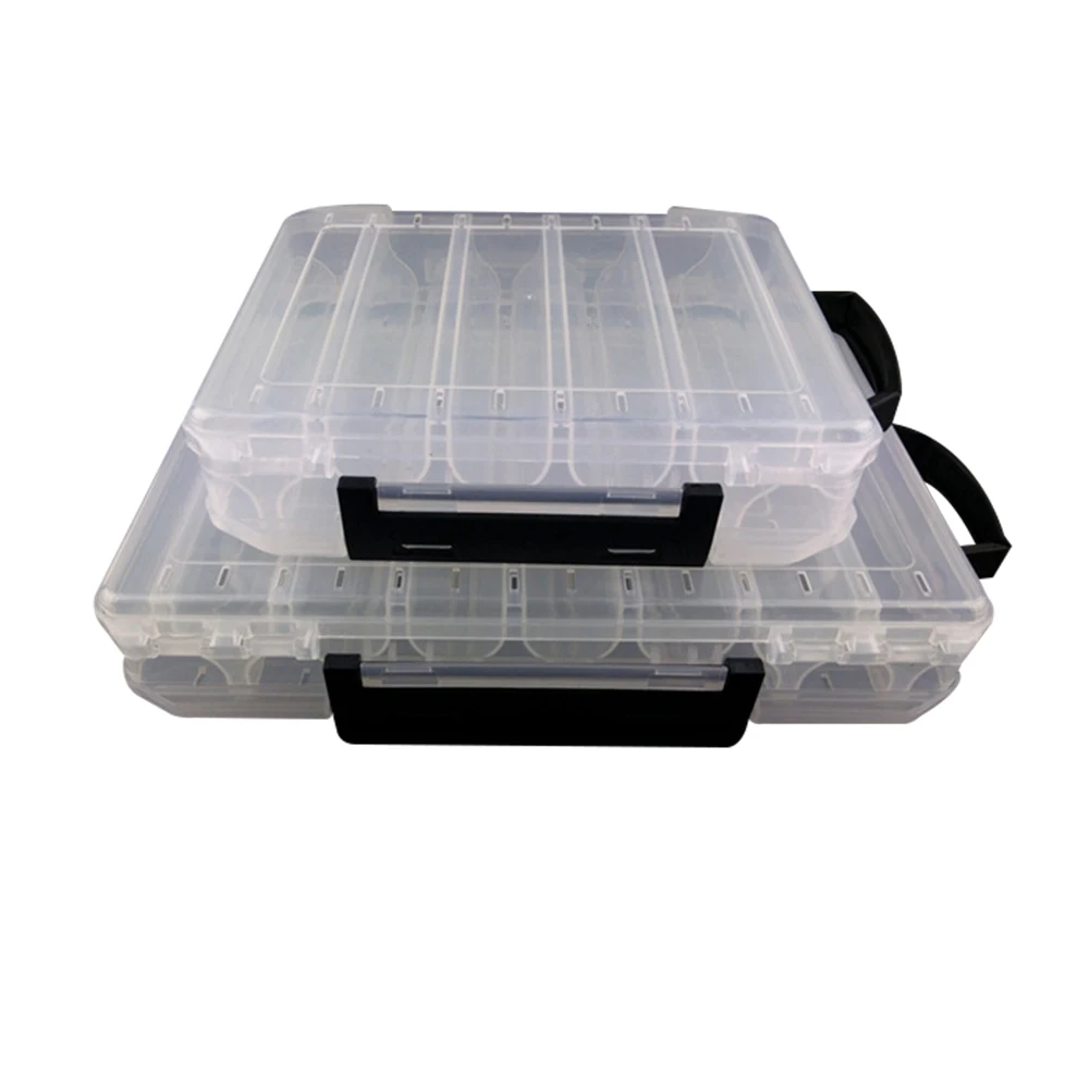 Рыболовная коробка для приманки двухсторонние пластиковые ящики рыболовные