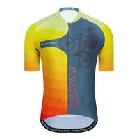 keyiyuan mens cycling jersey short sleeved sweater mountain road bike uniform summer clothing mtb camisa de ciclismo camisa time