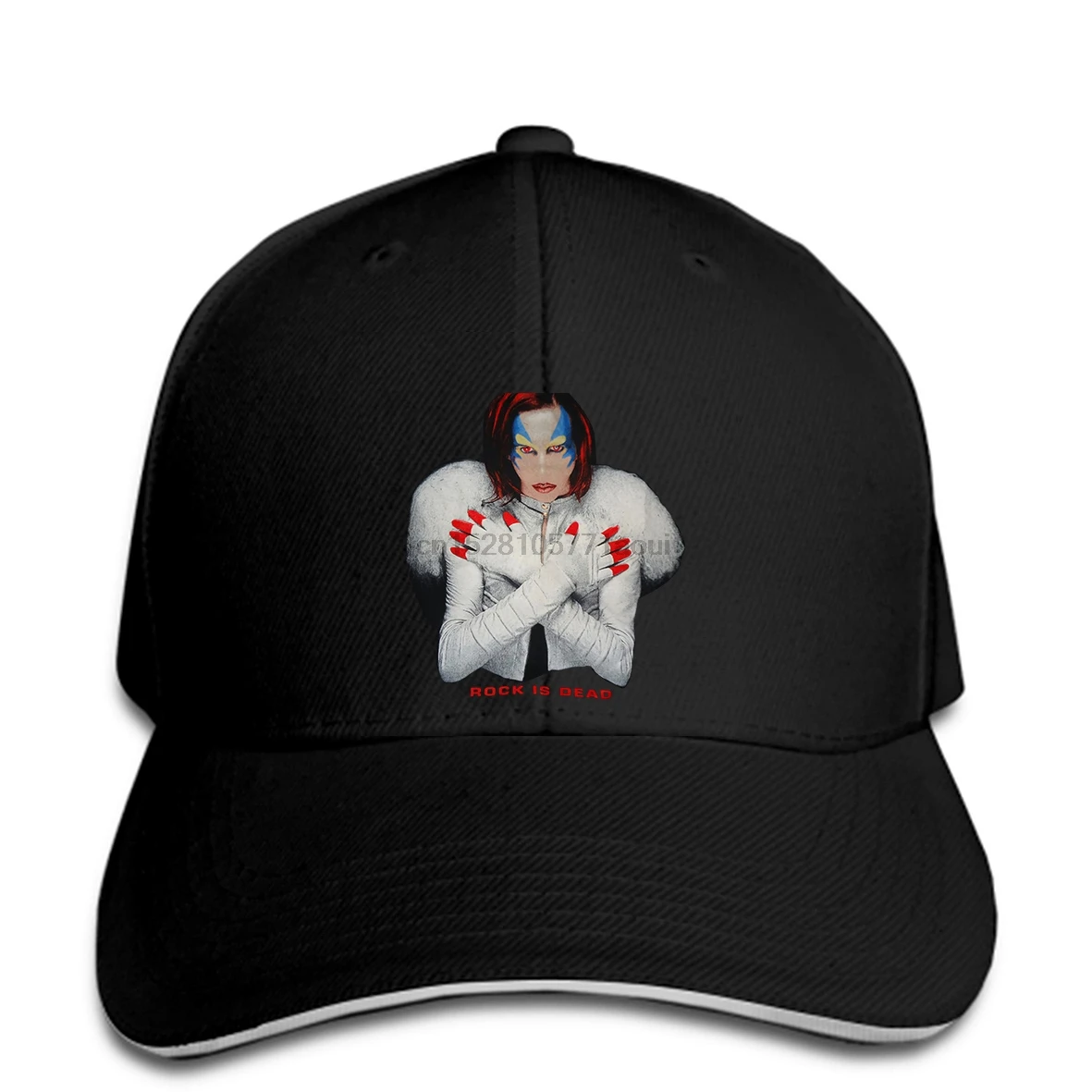 

Baseball cap Marilyn Manson Rock is Dead Tour No tour dates Black Baseball caps
