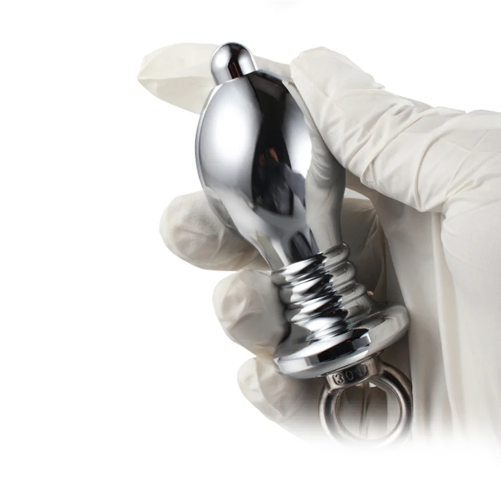 Металлические пустотелые шарики для ануса массажер простаты Анальная пробка