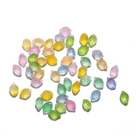 14x11mm 10pcs pink gradient color czech lemon petals glass lampwork beads for diy jewelry making handmade diy accessories