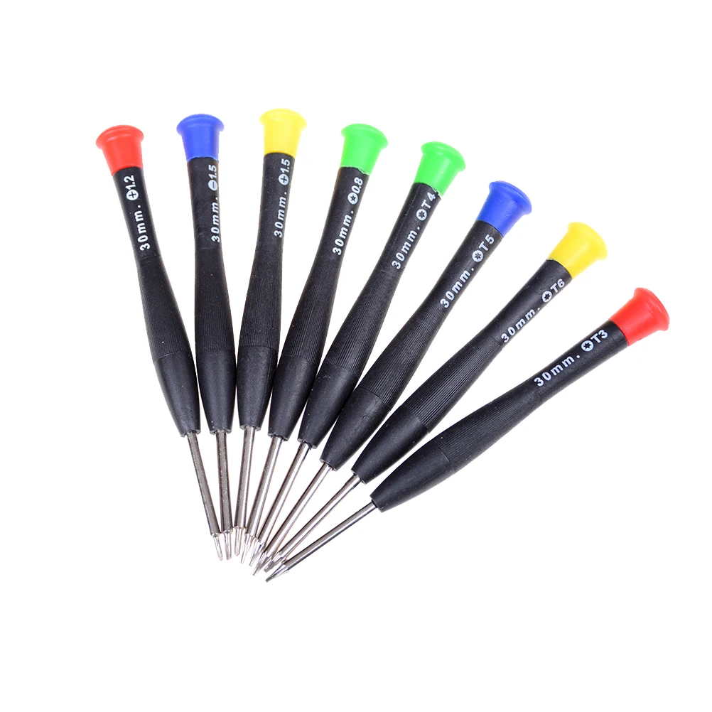 

8pcs/set mobile phone high quality 8 in 1 precision mini screwdriver pocket repair tool set
